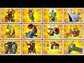 Every Zombot Fight! Plants vs Zombies 2 Mod Max Level Plants  Power Up vs All Zomboss Primal PVZ 2