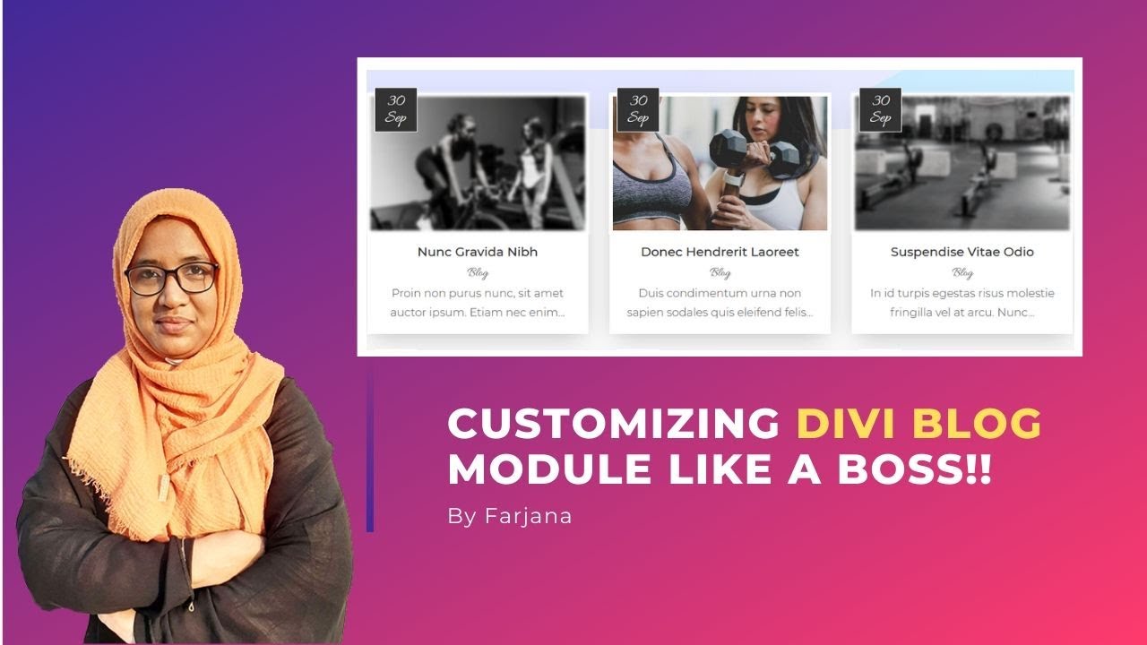 How to customize DIVI blog module like a boss! - YouTube