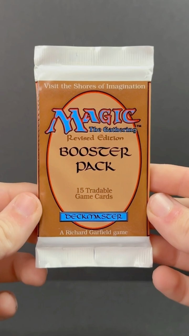 Opening a Revised Edition Booster Pack from 1994 #mtg
