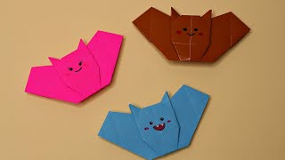 DIY Оригами Летучая Мышь. Как сделать Летучую мышь из бумаги
