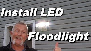 Install LED Floodlight  Simple!