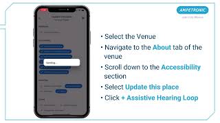 How to add a hearing loop to the accessibility feature of Google Maps video tutorial