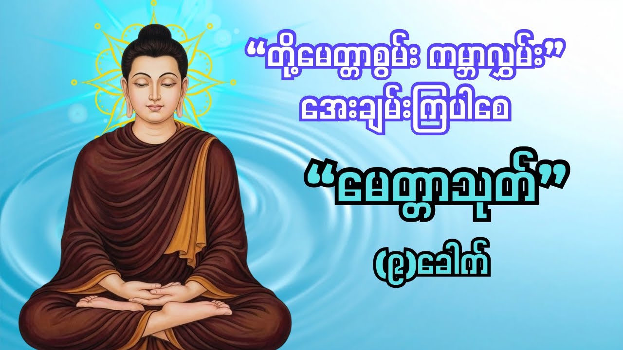 #မေတ္တာသုတ် (၉)ခေါက် #တရားတော်များ #dhamma 