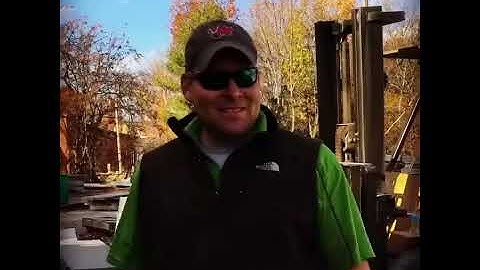 Splitting granite feather and wedge old school fabrication