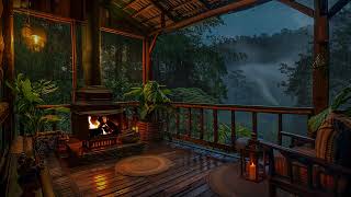 Say Godbye to Insomnia - Treehouse Porch In Rain: Rain and Thunder Sound, Crackling Fire Sound by the white room 2,297 views 4 weeks ago 8 hours