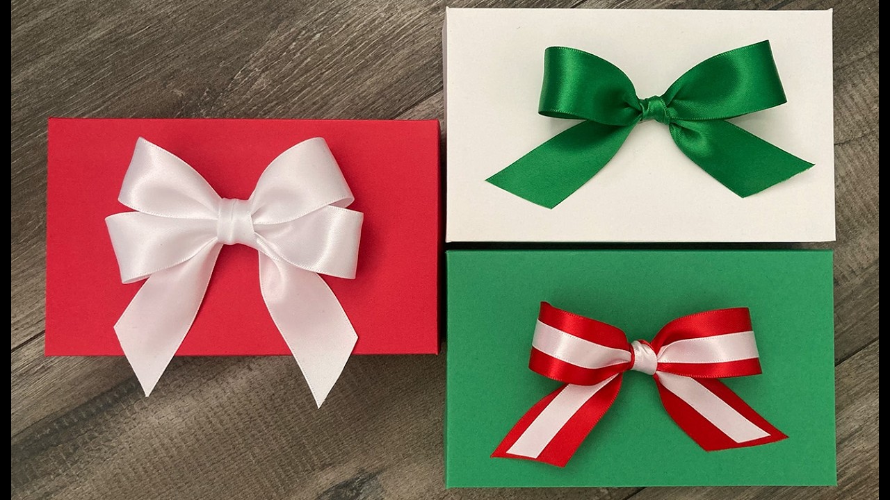 Simple Ribbon Layout Gift How to Make 3 Easy Ribbon Bows | Gift Wrapping Ideas - YouTube