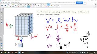 Volume Problems with Fractions L11 S2