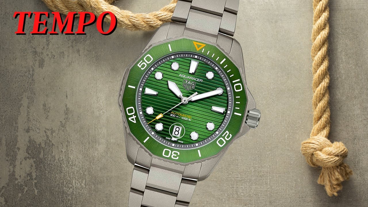 TAG HEUER AQUARACER PROFESSIONAL 300 GREEN TITANIUM