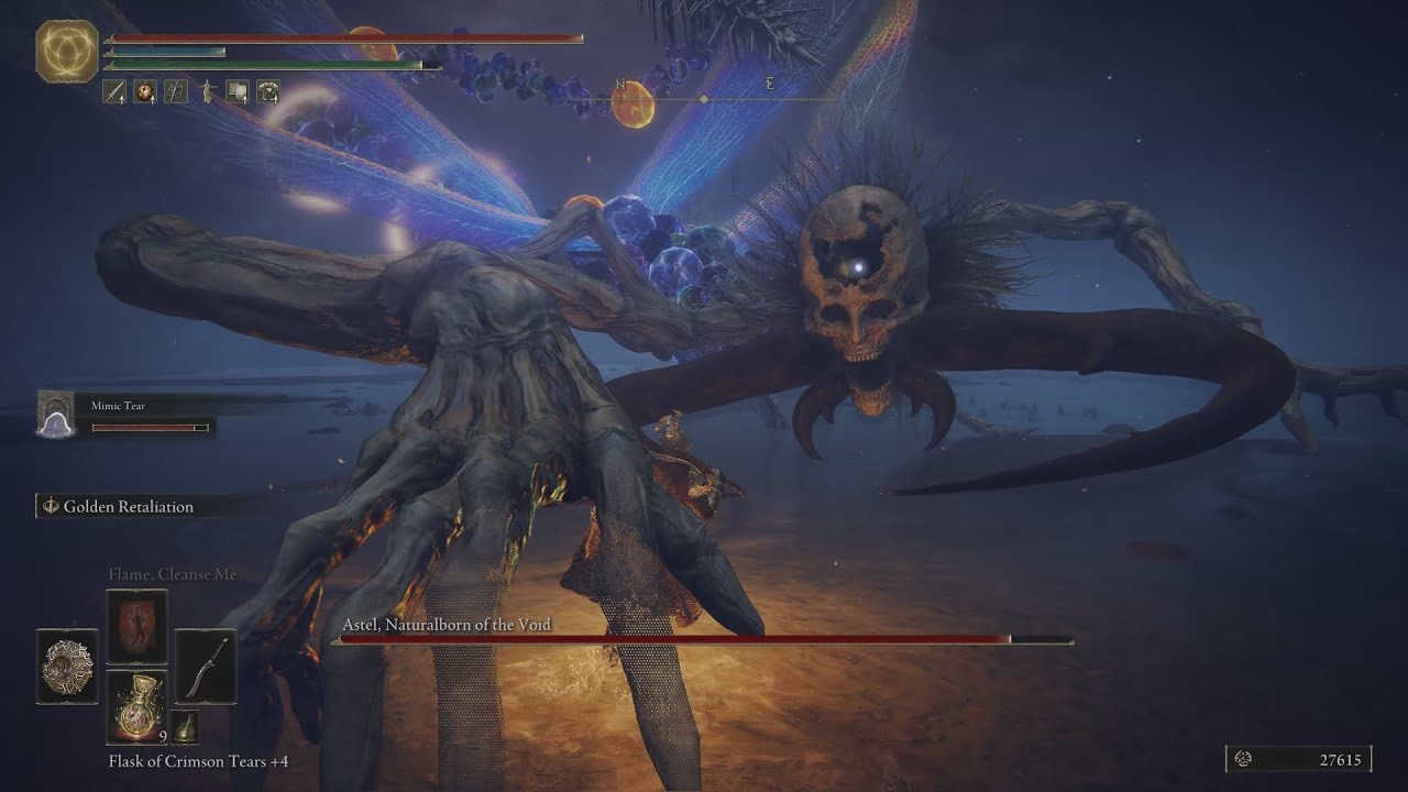 Elden Ring - Astel, Naturalborn of the Void Boss Fight - PC Gameplay (No commentary)