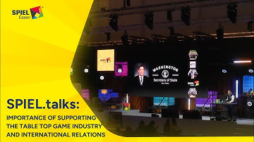 SPIEL.talks 2025 Importance of supporting the table top game industry and International Relations