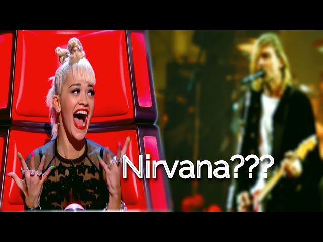 BEST Smells Like Teen Spirit covers in The Voice | Blind Auditions | Nirvana class=