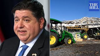 Illinois Gov. J.B. Pritzker Signs Disaster Proclamation Following Catastrophic Tornado Damage