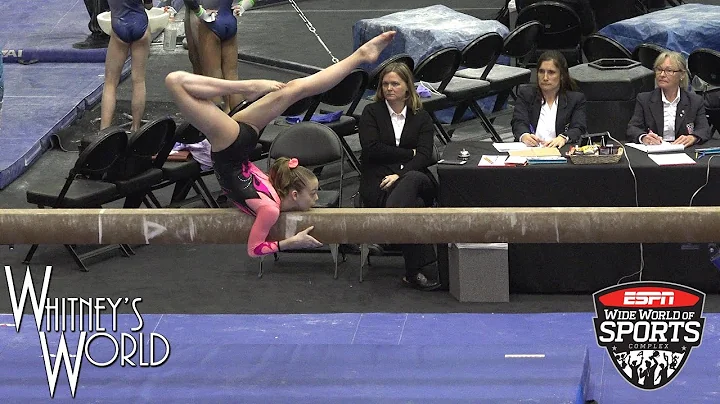 Whitney Bjerken | 2nd Level 9 Gymnastics Meet | Sa...