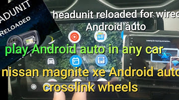 Use Android auto on Android sterio easy way and simple| headunit reloaded wired connection|