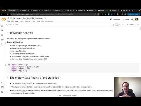 Intro to Exploratory Data Analysis (EDA) and Statistics - Temzee ML Workshop - July 16, 2024