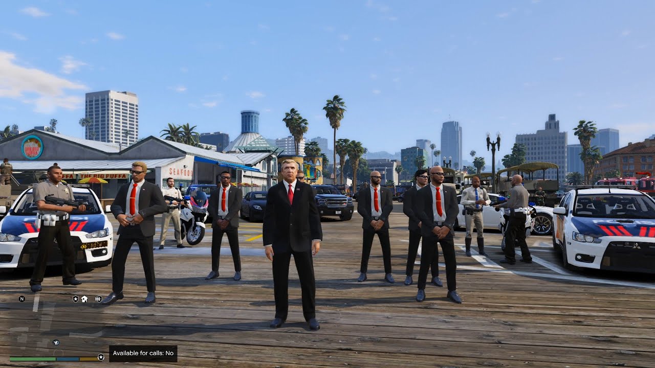 Pengamanan PRESIDEN Liburan Bagikan Giveaway! GTA 5 Mod Polisi Indonesia