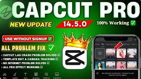 CapCut New Update | Capcut No Internet Problem Solved - 100% All Problem Solved ✅#capcutupdate