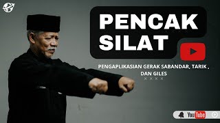 PENGAPLIKASIAN GERAK SABANDAR, TARIK , DAN GILES| Learn Pencak Silat #indonesianmartialarts