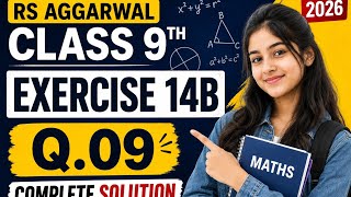 Exercise 14B Linear Equations RS Aggarwal 9th Maths 2026 Full Solutions