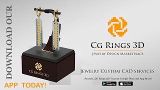 3D CAD Earrings with Playing Cards video
