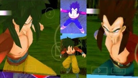 New Dragon ball Z TTT mod/Vegeta ssj4 vs Goku ssj4