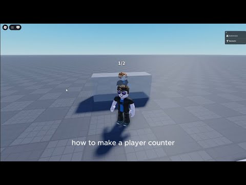 Roblox Counter Gui How to Add a Player Counter Above a Part in Roblox! | Easy BillboardGui ...