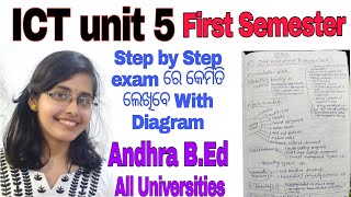 ICT unit 5 First Semester | #andhrabed #youtube #firstsemester #ict