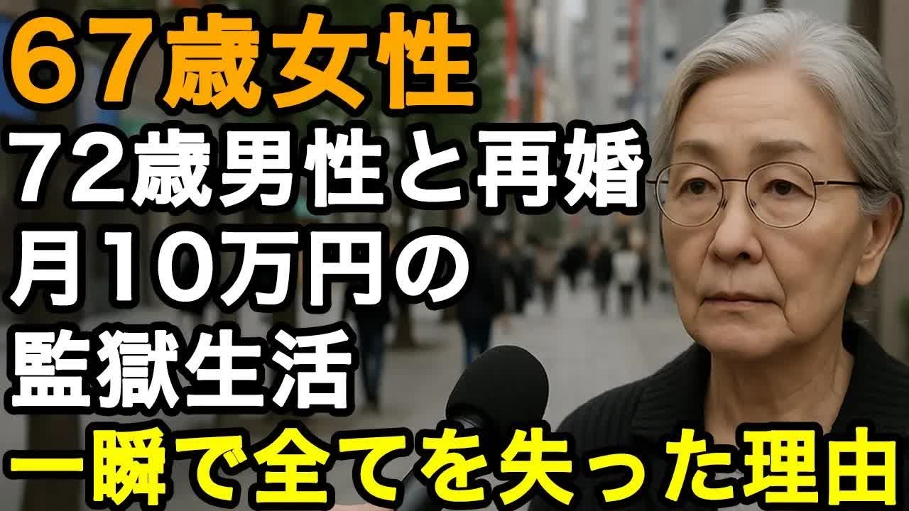 67歳女性、幸せを夢見て72歳男性と再婚しましたが、毎月10万円の監獄生活が待っていました。全てを失い地獄の生活の中、私は自由を掴むために家を出ました   【60代以上の方へ⧸老後の幸せ⧸シニア】