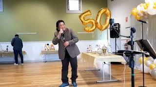 EFREN your Friend as an Emcee on the 50th Birthday