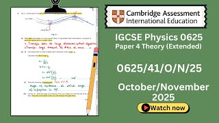 IGCSE Physics 0625 | Oct/Nov 2025 | Paper 41 | (0625/41/O/N/25) | Past Paper Solved screenshot 4