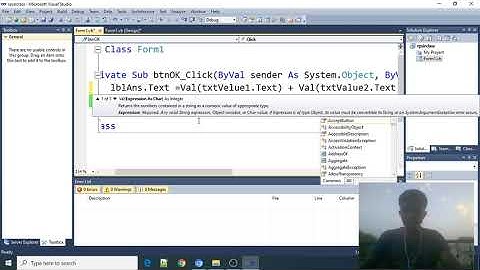Text box Command Button and label control and val and msgbox function in VB NET