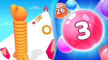 🌏 🟨 Long Neck Run Vs Marble Run in All Levels Mobile Walkthrough Gameplay Trailers Update KI7W54VC