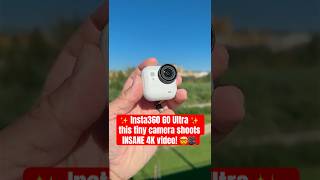 This Tiny Camera Shoots INSANE 4K Video! 🤯 | Insta360 GO Ultra First Look #insta360 #travel