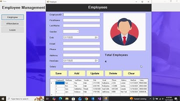 C# Full Project(Employee Management System)