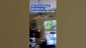 Day 21 of making spontaneous transitions till 100 subs ￼￼#shorts #funny #transition
