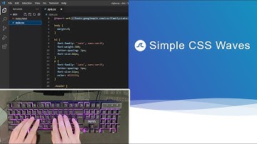 ASMR Programming - Simple CSS Waves Mobile Full Width | Html CSS Effects - No Talking