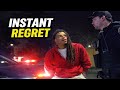Man Pulls Out a Weapon — Instantly Regrets It