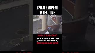 Información Car Falls from Parking Garage Ramp 😱 | Spiral Ramp Crash Caught on Camera, Personal Injury Law Actualización