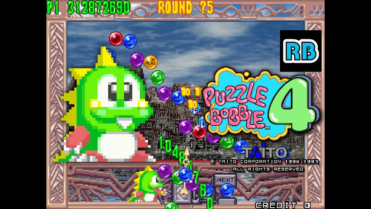 1998 [60fps] Puzzle Bobble 4 (World) 312872690pts ALL - YouTube