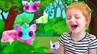 MY NEW PETS!! Adley learns how to take care of her new magic Pixie Belles!