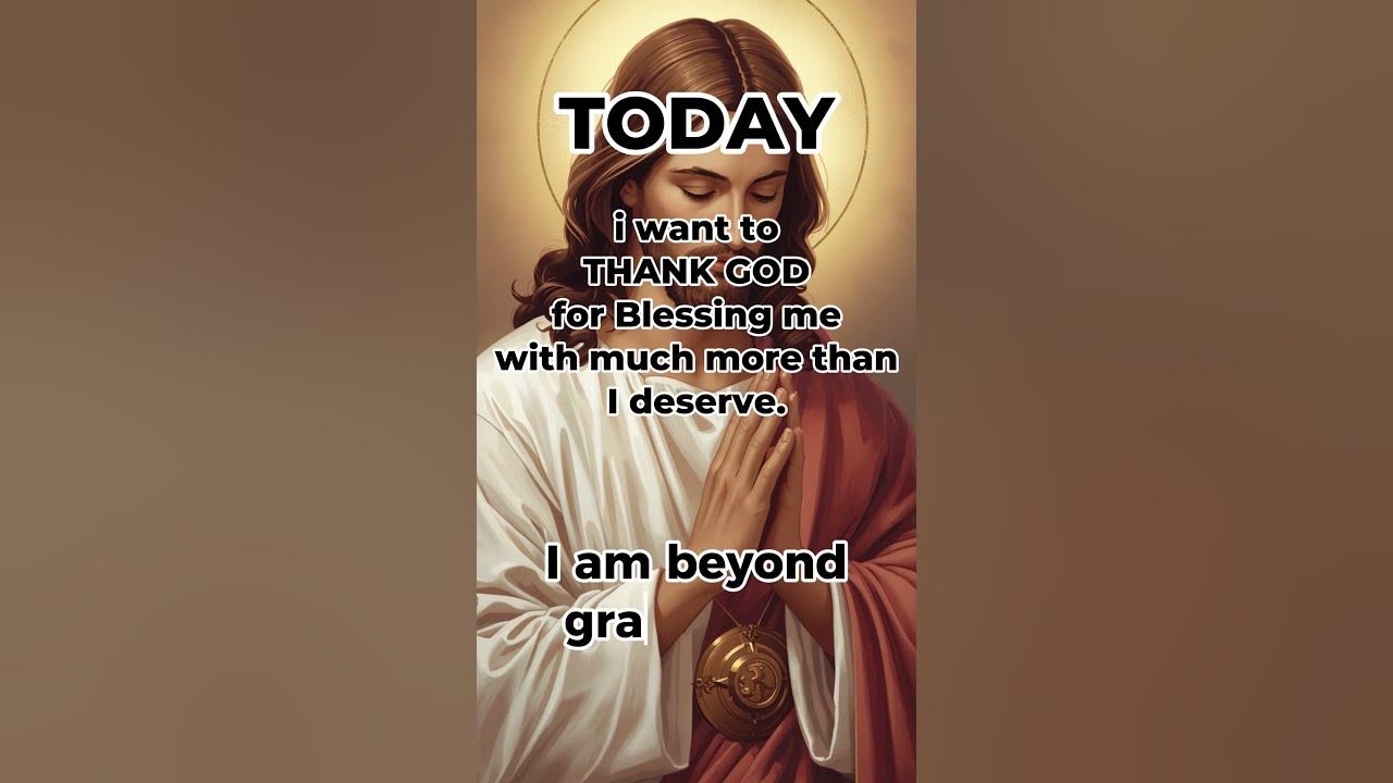 Thank You Jesus, I Needed That
