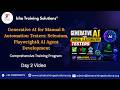 GenAI for Manual & Automation Day2 Video on 17th June 2026.Call/WhatsApp on 9133190573 to Enroll