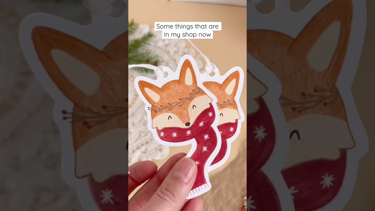 Need Christmas gifts or greeting cards? Check out my little shop on Etsy 🧡 lots of cute stationery