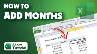 How To Add Months In Excel 2024 Initial Solution