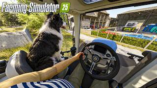 Bring your DOG with you in the TRACTOR | FS25