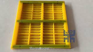 Engineered for tough mining — WS polyurethane screen panels.