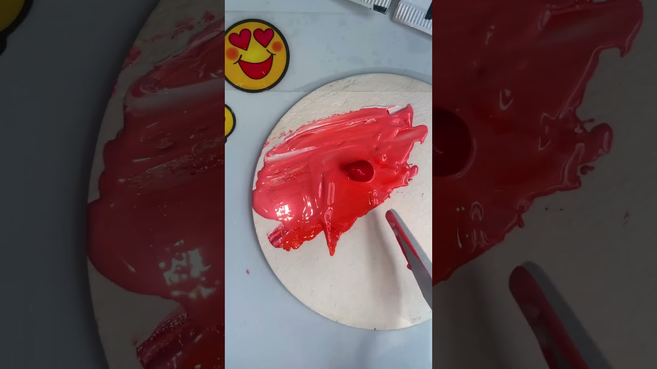 Colour mixing✨| Scarlet red⚡️