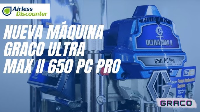 Graco Ultra Max II 650 PC Pro - YouTube