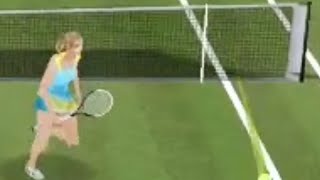 The Tennis Pro Cannot Be Stopped!!🎾😎 | Clarinet Queen plays Tennis 3d (part 2) screenshot 1