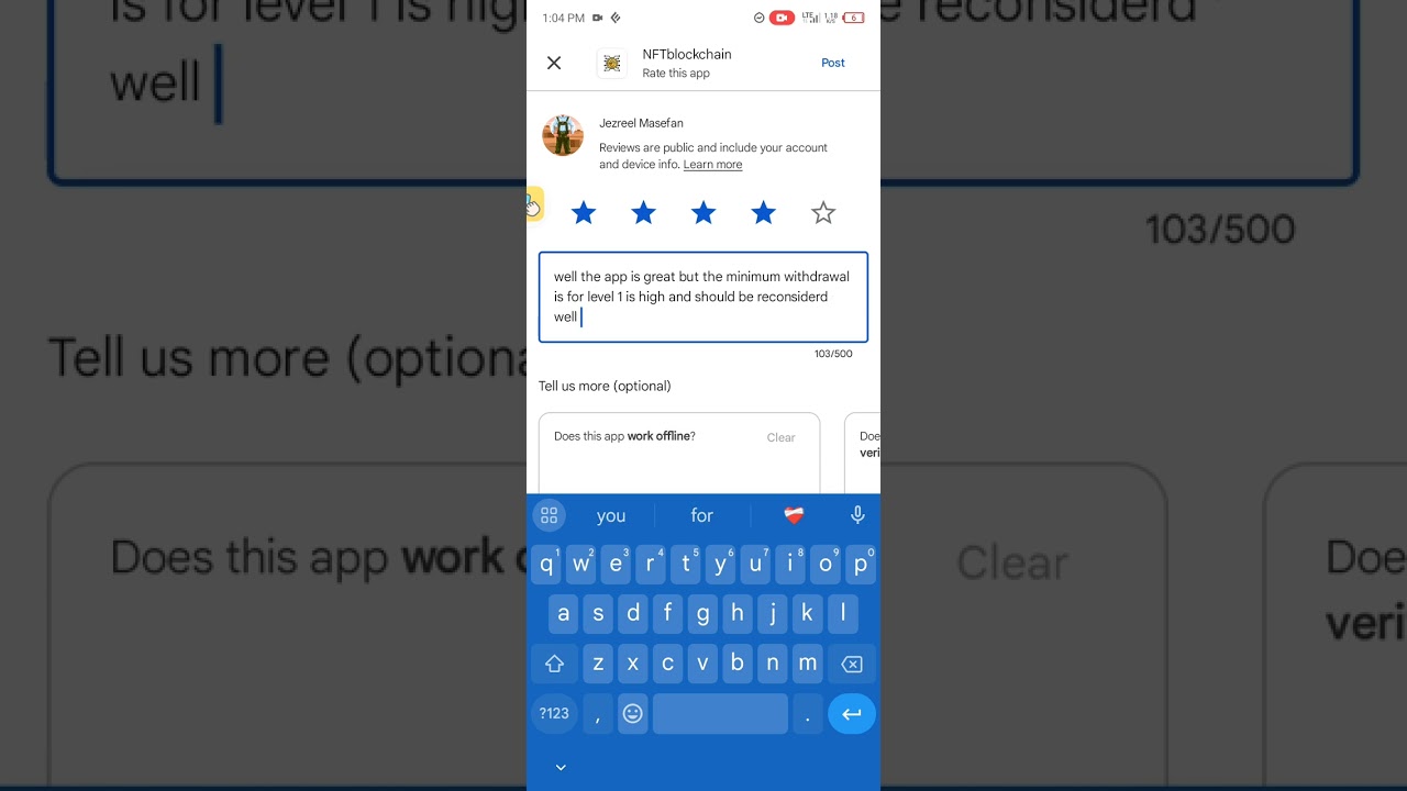 NFT block chain Review